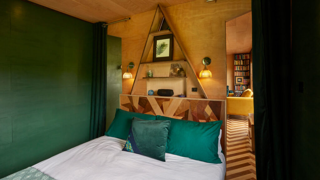 The Vacationist Eco Cabin bedroom