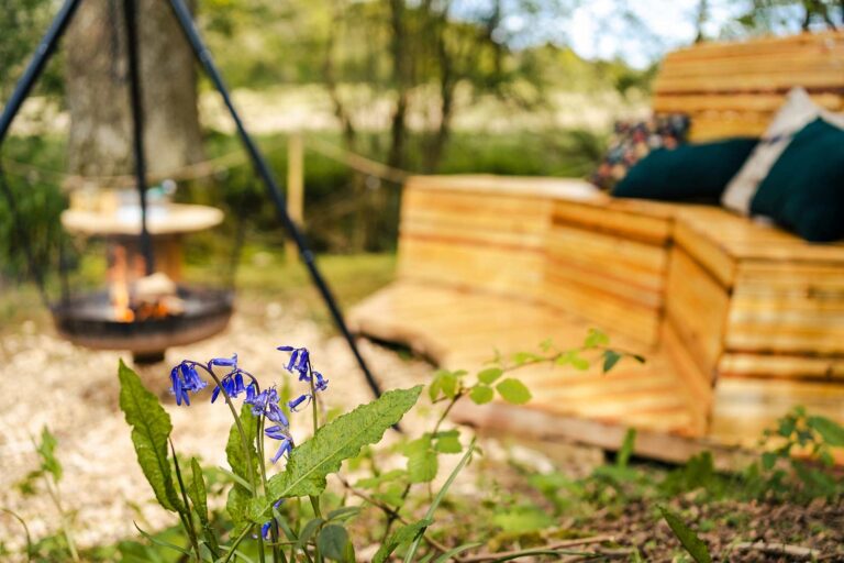 glamping with firepit sussex