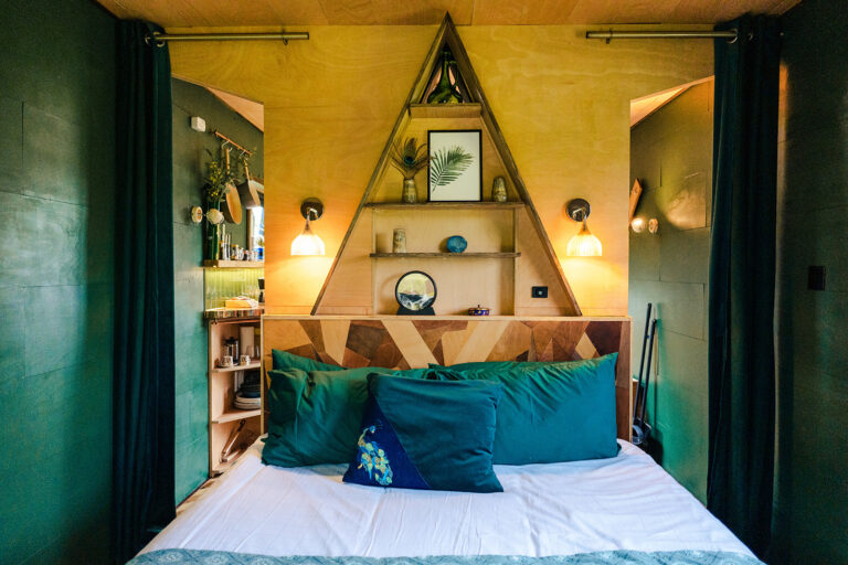 most comfortable glamping cabin