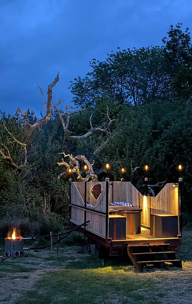 glamping with hot tubs in sussex